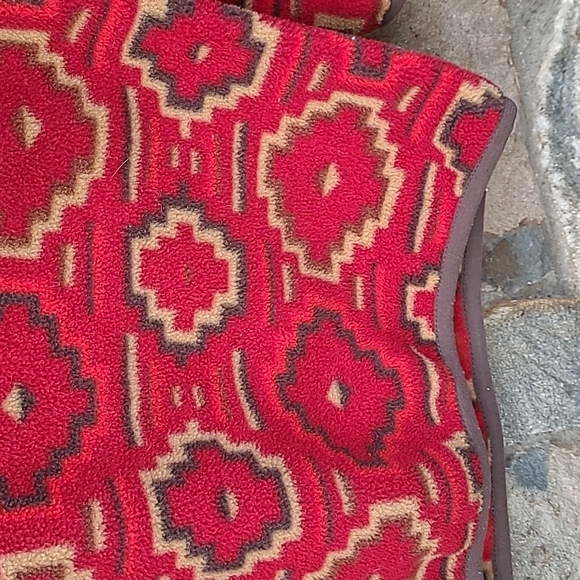 Patagonia synchilla  molten lava fleece aztec pullover - Picture 7 of 15